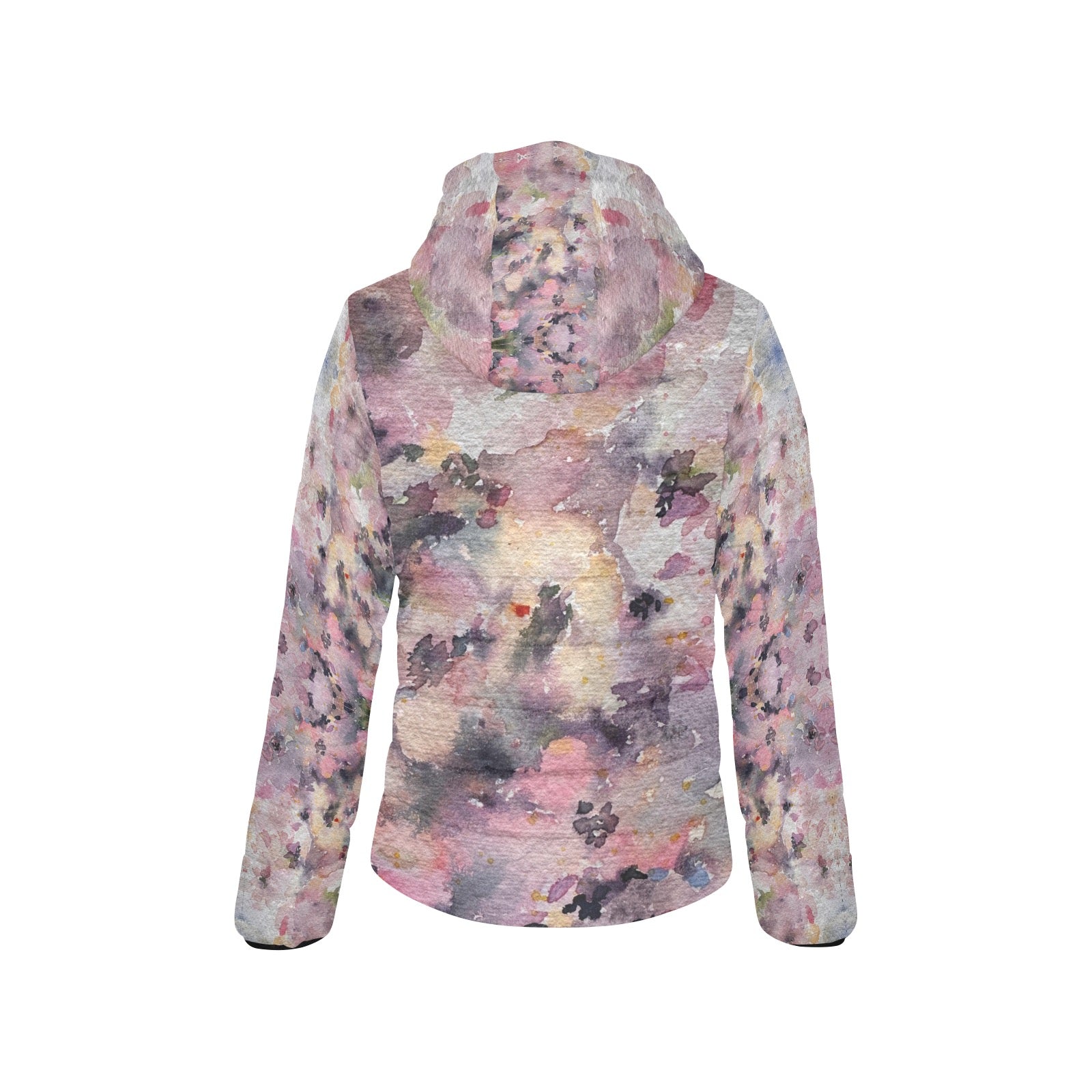 Blooming Lawn Women's Padded Hooded Puffer Jacket - Lana Art Sweden