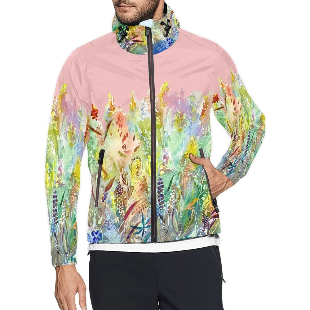 Blooming Melody Orchid Unisex Windbreaker - Lana Art Sweden