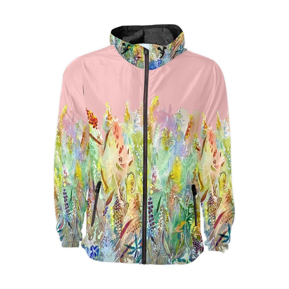 Blooming Melody Orchid Unisex Windbreaker - Lana Art Sweden