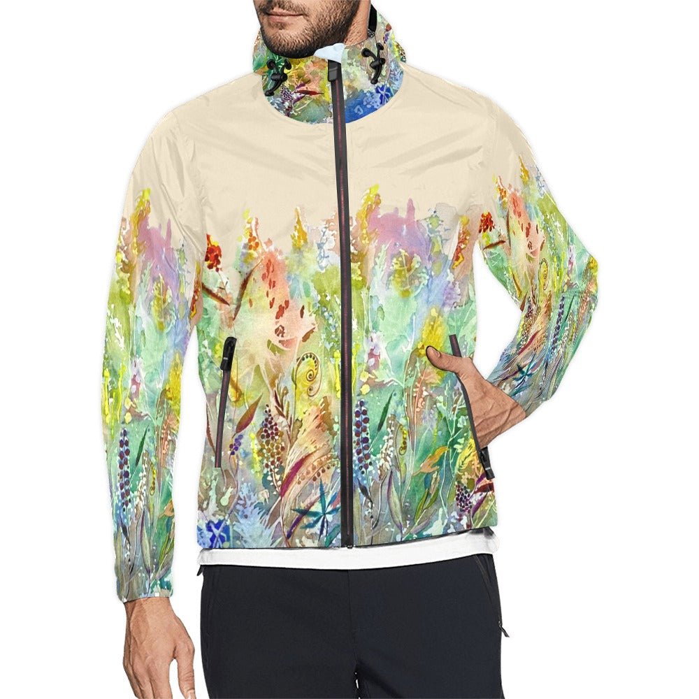 Blooming Melody Whole Wheat Unisex Windbreaker - Lana Art Sweden