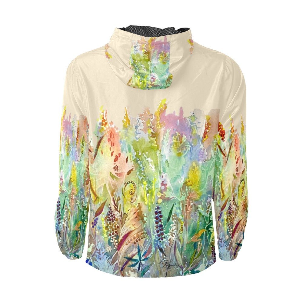 Blooming Melody Whole Wheat Unisex Windbreaker - Lana Art Sweden