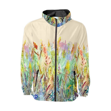 Blooming Melody Whole Wheat Unisex Windbreaker - Lana Art Sweden