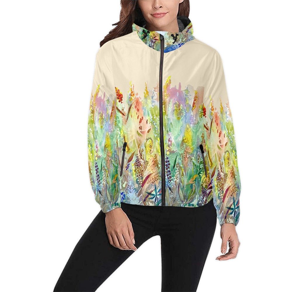 Blooming Melody Whole Wheat Unisex Windbreaker - Lana Art Sweden