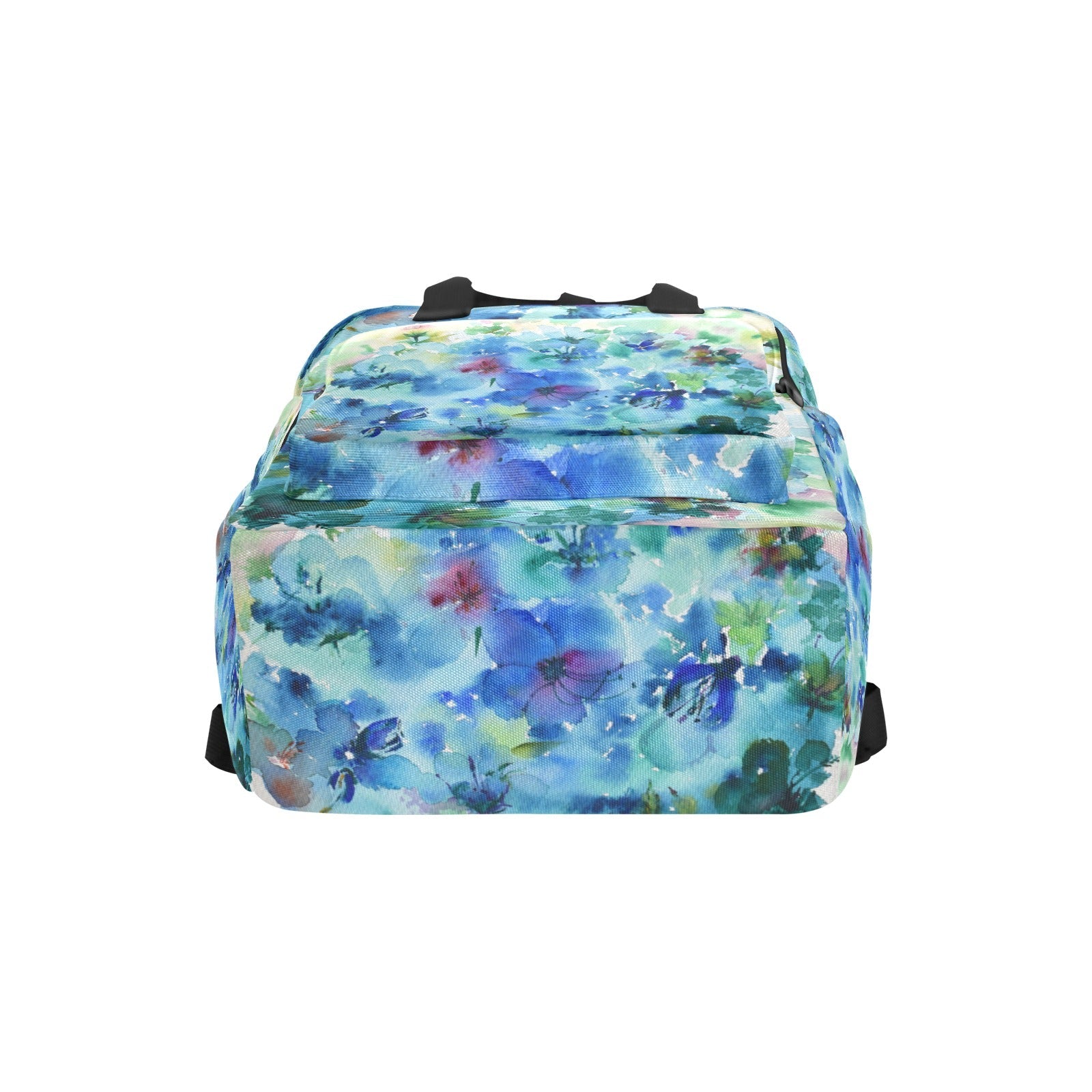 Blue Hibiscus Twin Handle Backpack - Lana Art Sweden