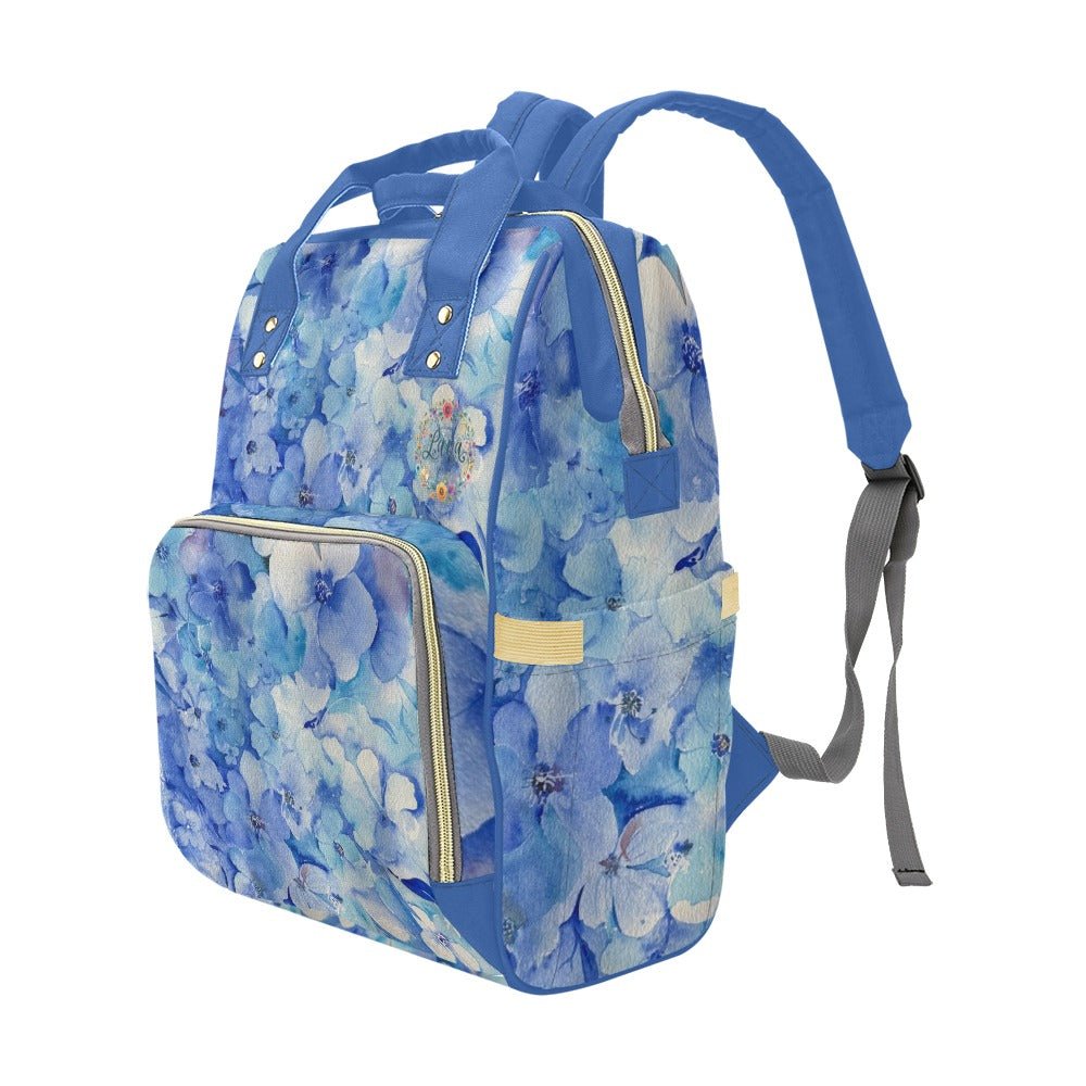 Blue Lawn Sky Multi - Function Travel, Diaper Backpack/Diaper Bag - Lana Art Sweden