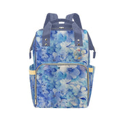 Blue Lawn Thunder Multi - Function Diaper Backpack/Diaper Bag - Lana Art Sweden