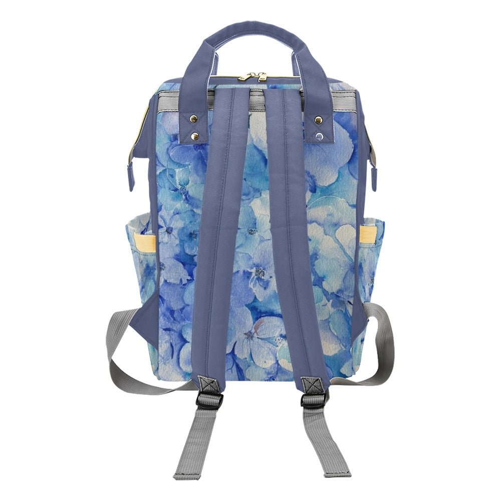 Blue Lawn Thunder Multi - Function Diaper Backpack/Diaper Bag - Lana Art Sweden