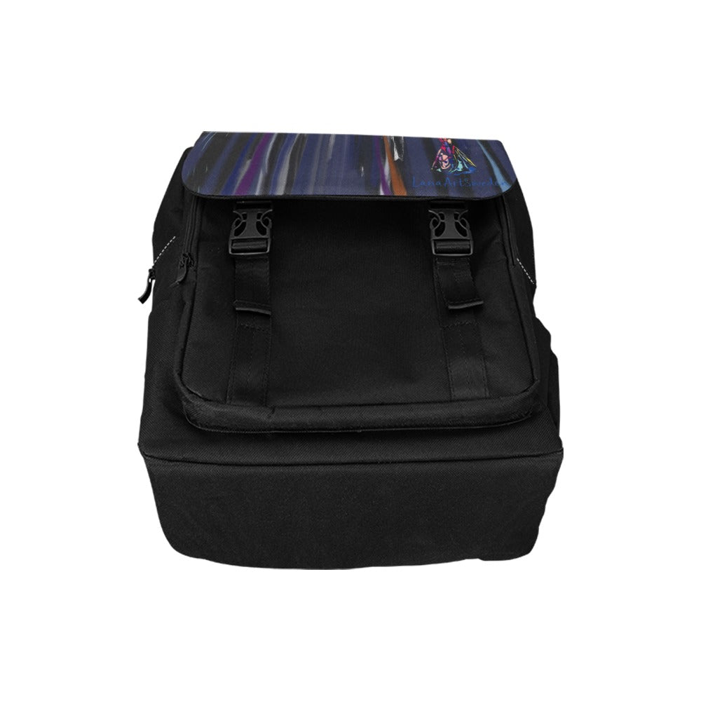 Blue Music Casual Backpack - Lana Art Sweden