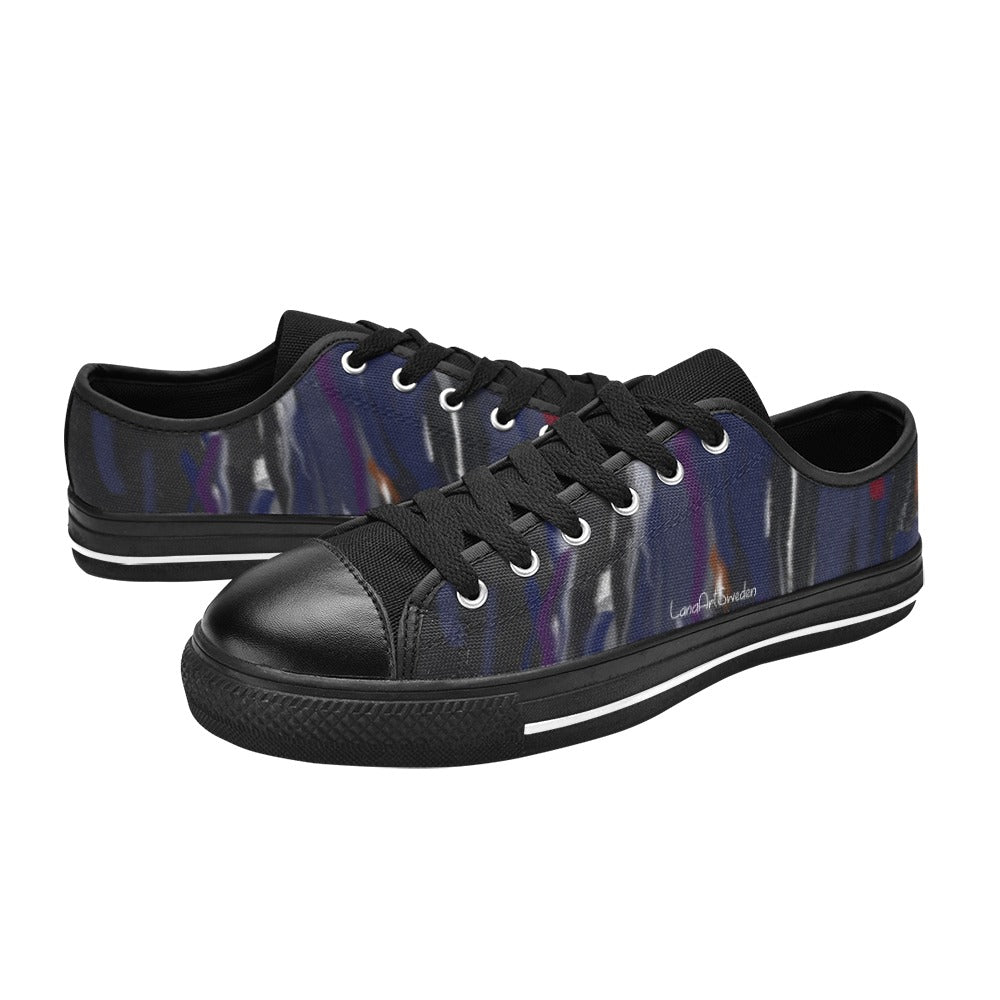 Blue Music Men's Classic Canvas Shoes - Lana Art Sweden
