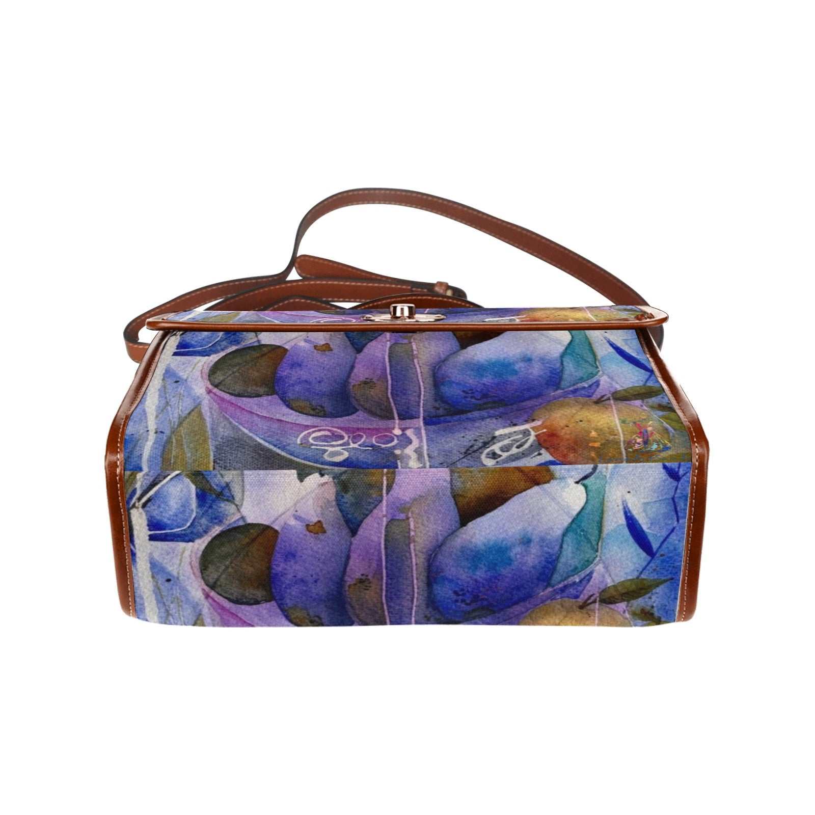 Blue Pears Waterproof Shoulder Strap Canvas Bag - Lana Art Sweden
