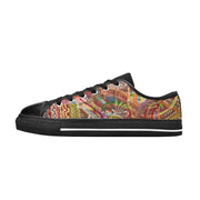 Brown Sophistication Men's Classic Canvas Shoes - Lana Art Sweden