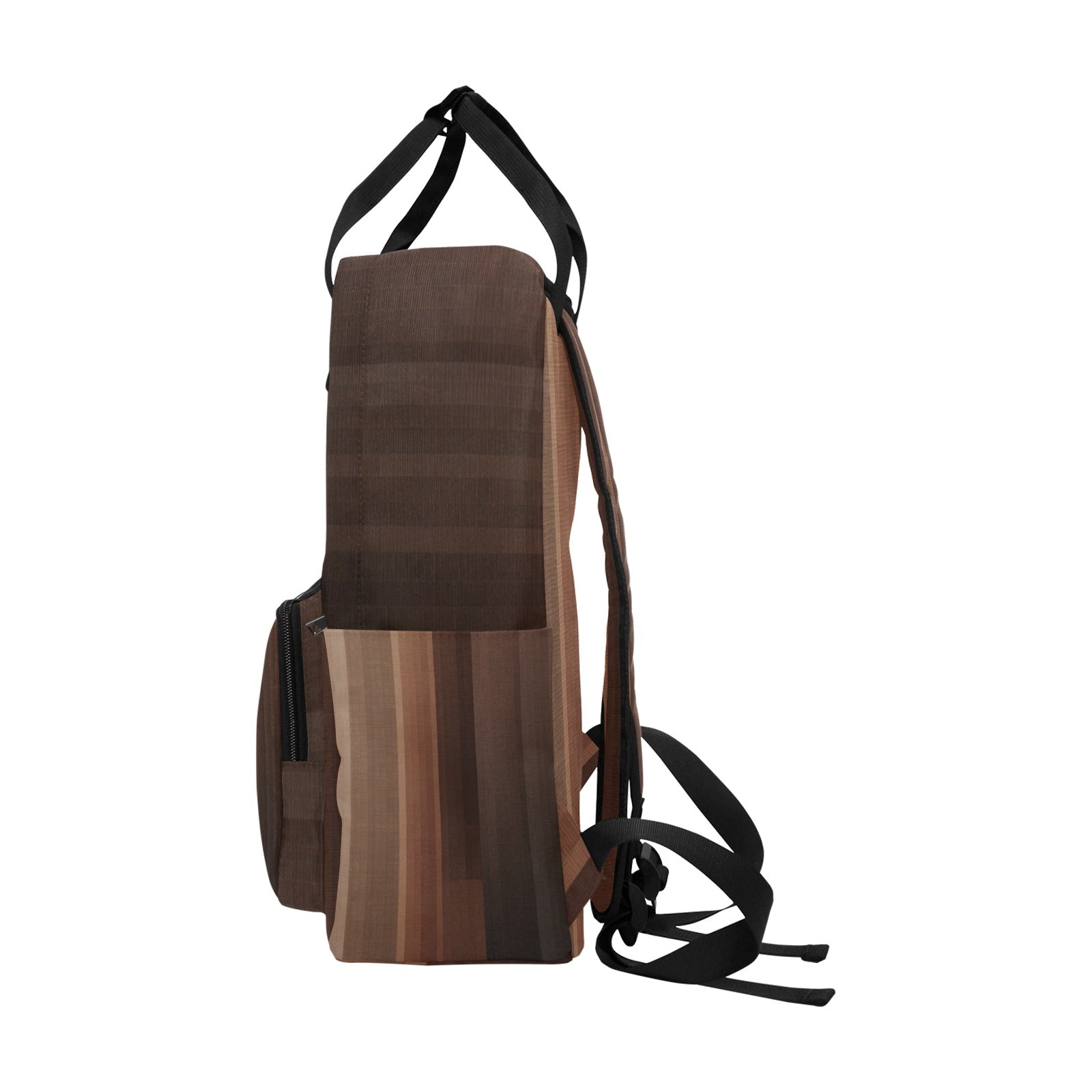 Brown Swatch Twin Handle Backpack - Lana Art Sweden