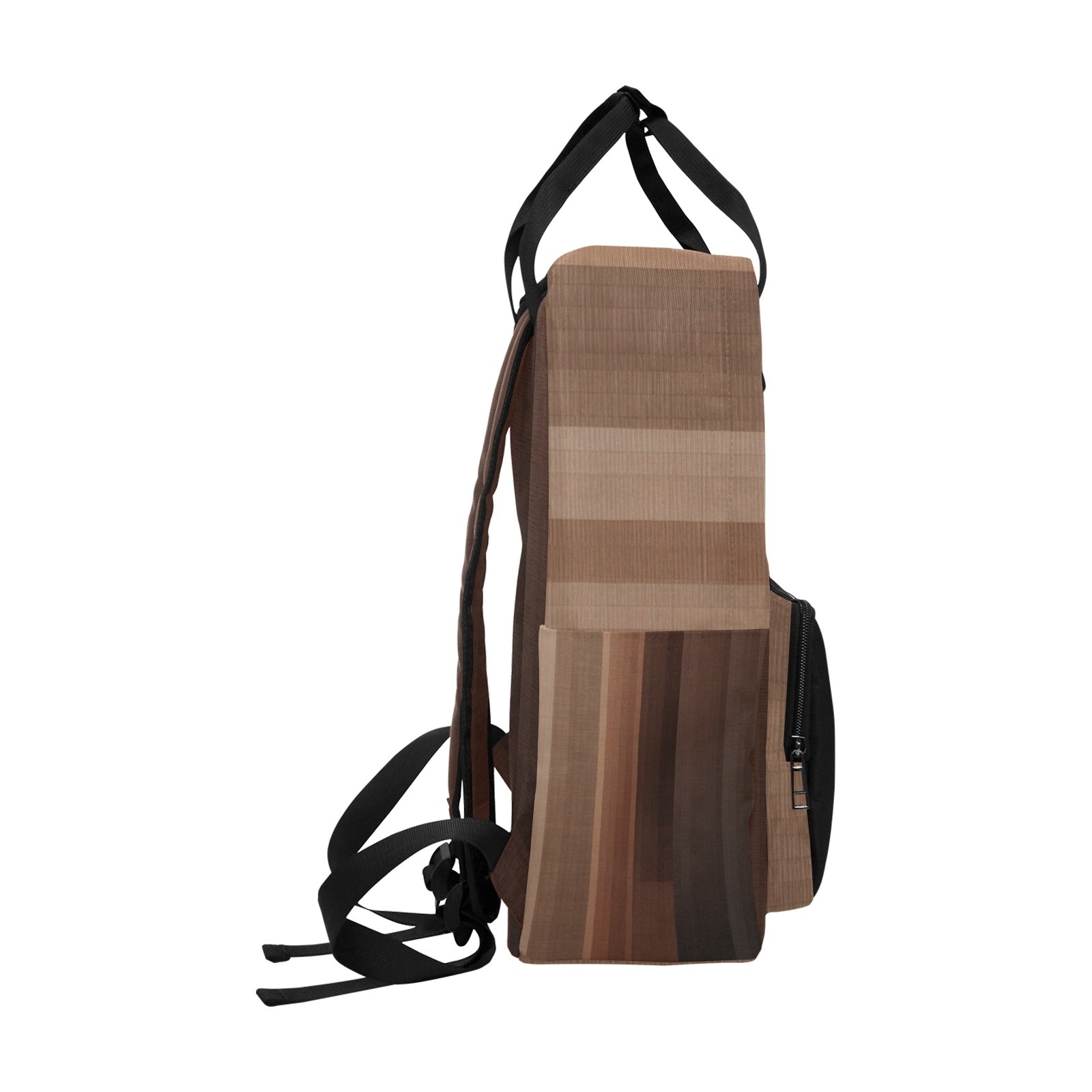 Brown Swatch Twin Handle Backpack - Lana Art Sweden