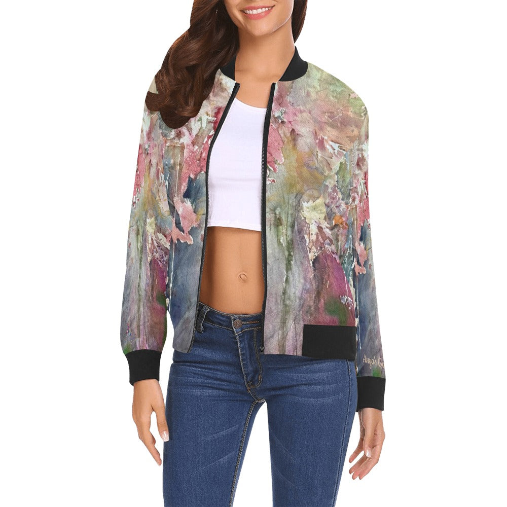 Anya's Garden Bomber Jacket for Women