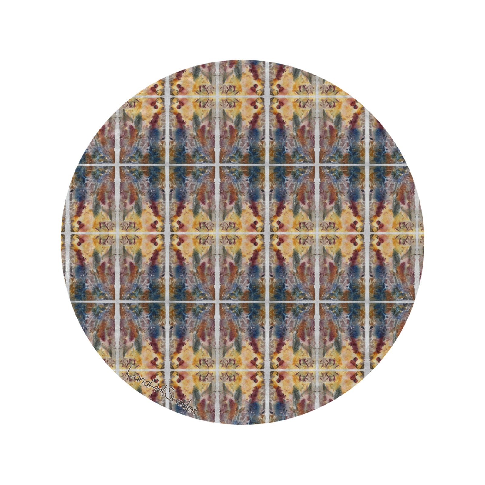 Designer Ultra-Soft Round Blankets