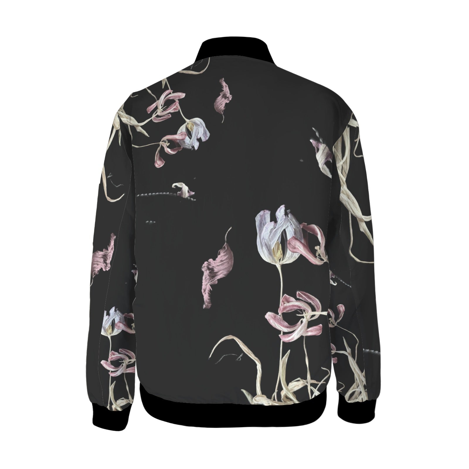 Three Tulips Drama Tall Ladies Bomber Jacket