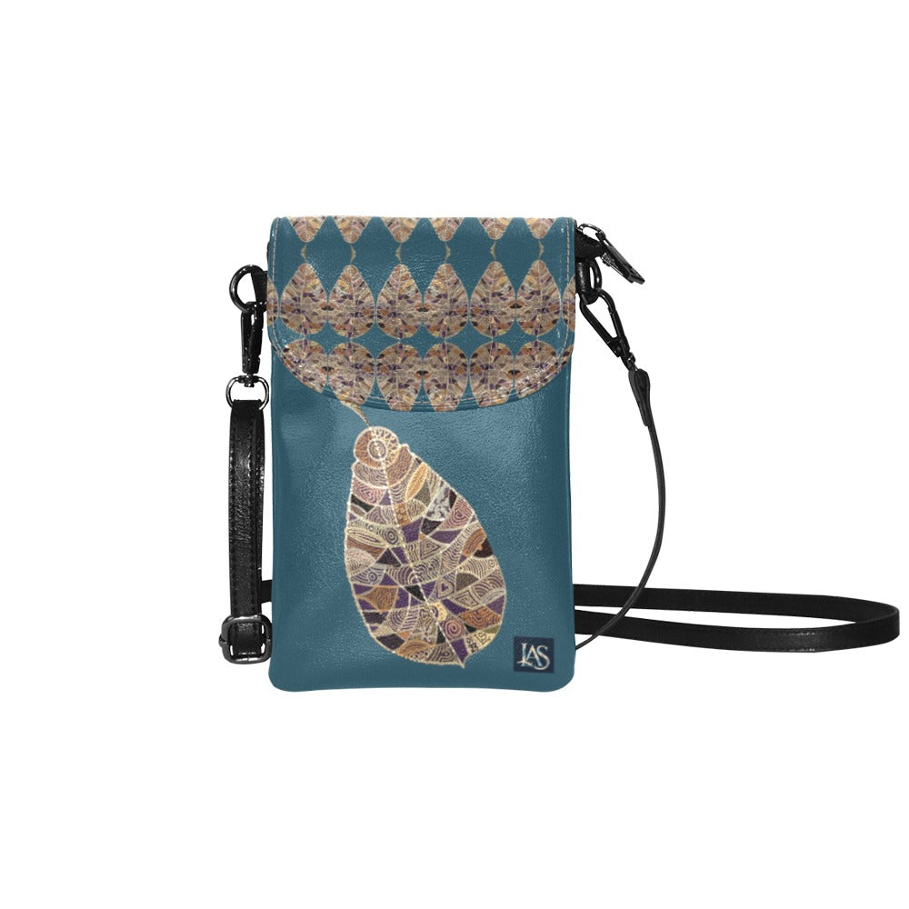 Fantasy Leaf Ocean 2 Small Cell Phone Purse