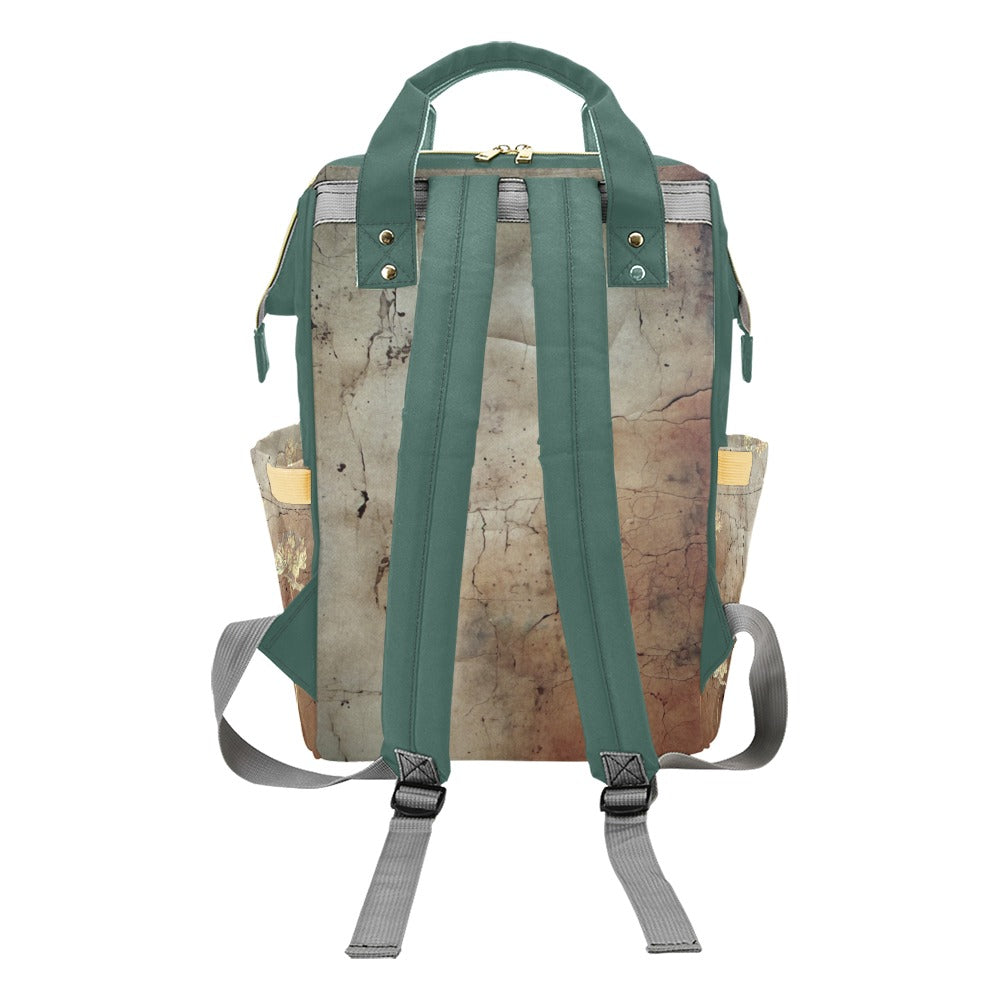 Rusty Life Tuscany Teal Multi-Function Diaper Backpack/Diaper Bag