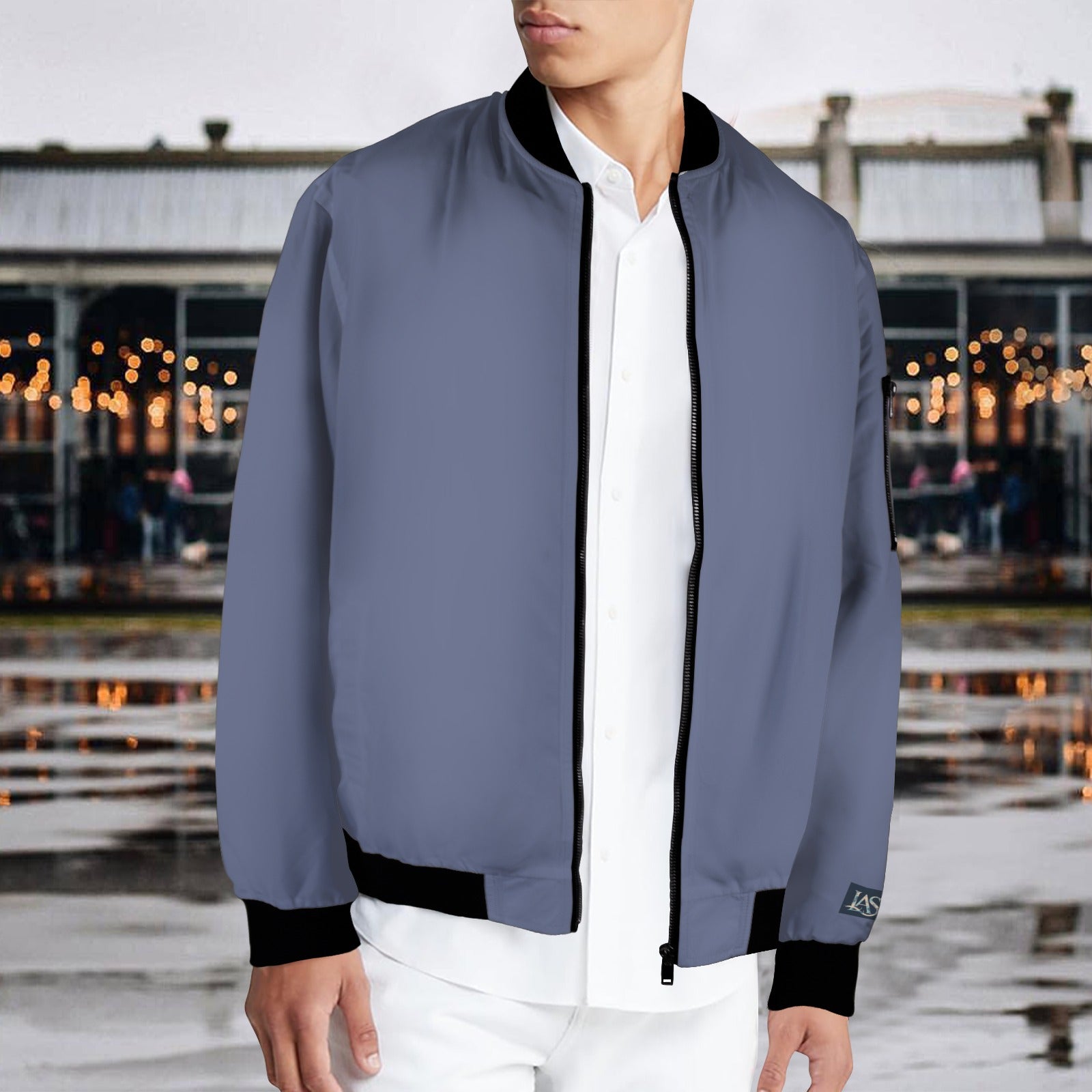 Future Dusk Solid Men's Bomber Jacket