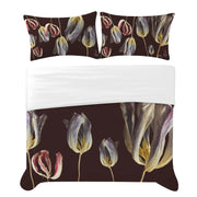 Tulip Field Noir 3-Piece Bedding Set 94x104inch