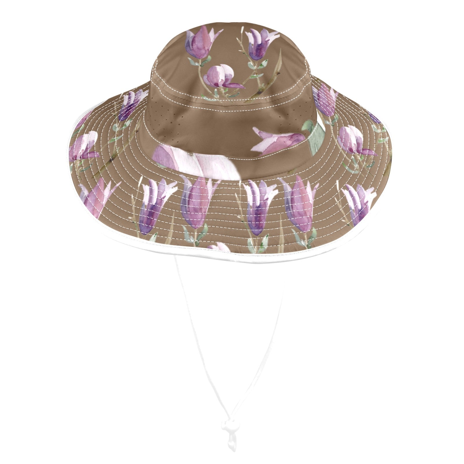 Magnolia Raku Wide Brim Bucket Hat