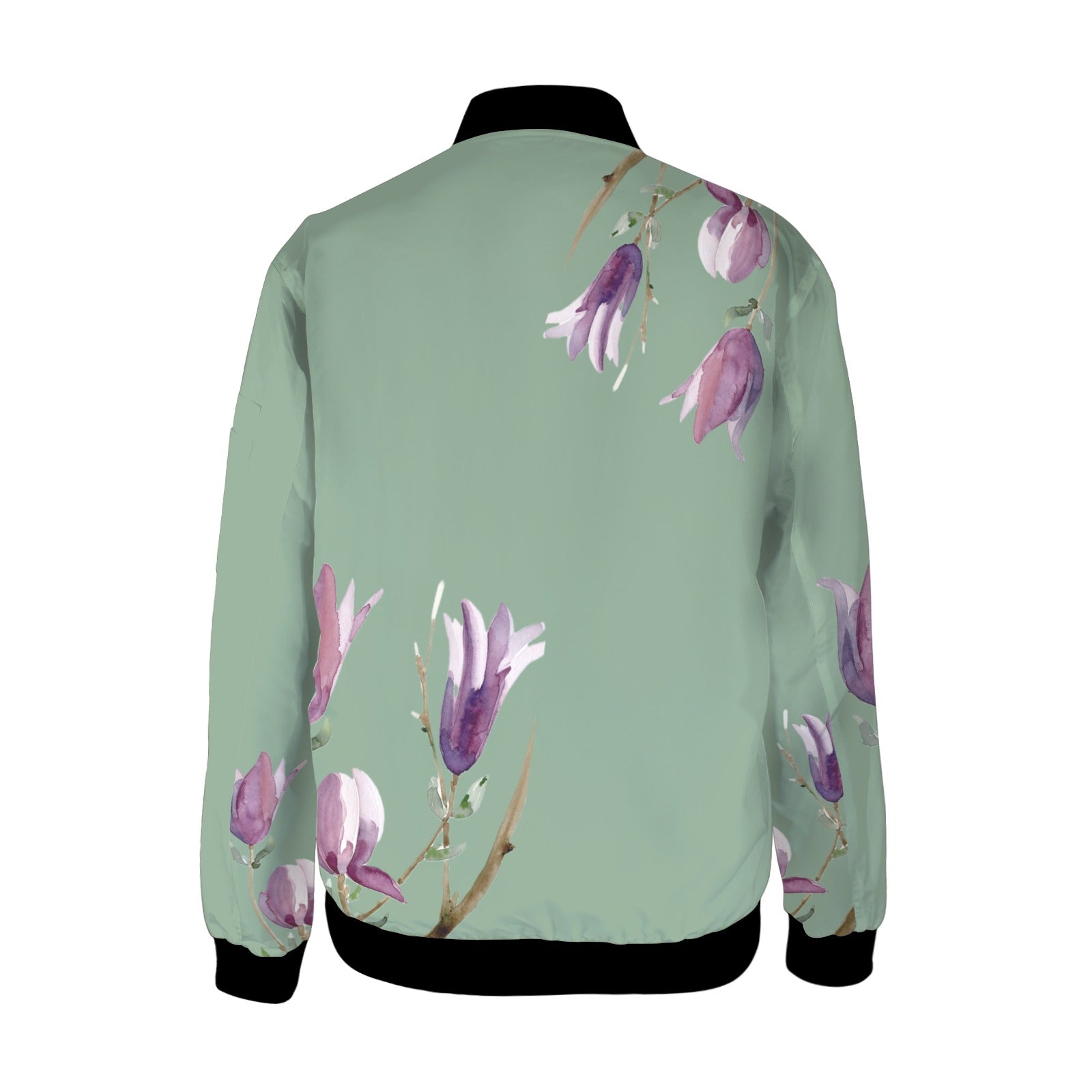 Magnolia Dark Sage Tall Ladies Bomber Jacket