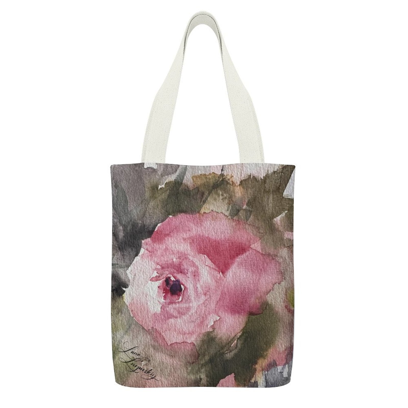 Canvas Tote Bag Single Canvas Tote Bag - 32x38CM (One - Sided Print) - Lana Art Sweden