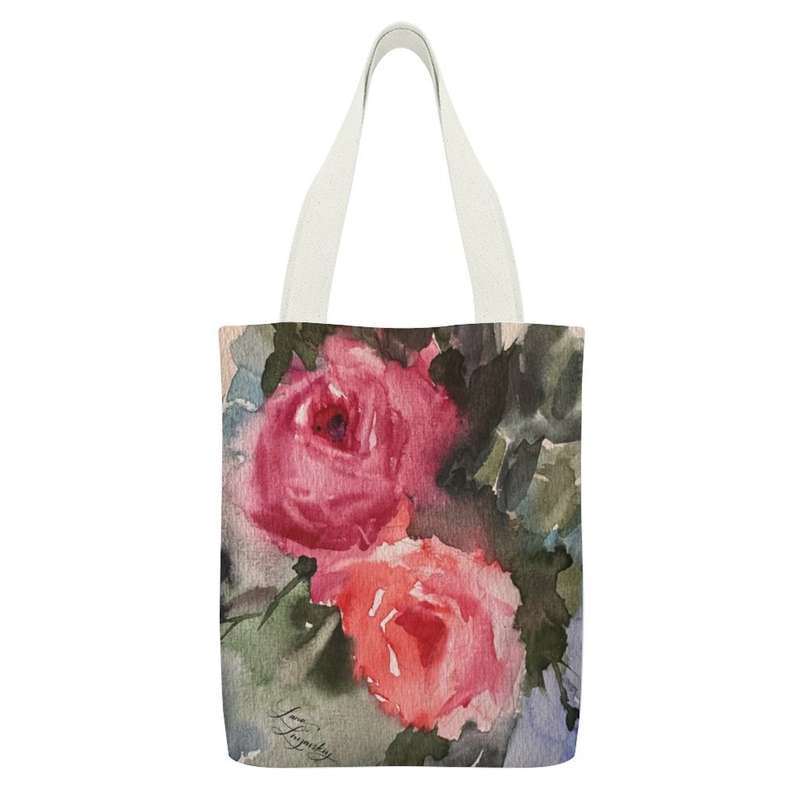 Canvas Tote Bag Single Canvas Tote Bag - 32x38CM (One - Sided Print) - Lana Art Sweden