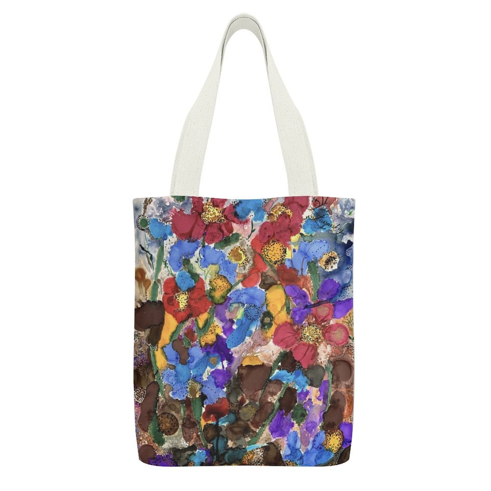 Canvas Tote Bag Single Canvas Tote Bag - 32x38CM (One - Sided Print) - Lana Art Sweden