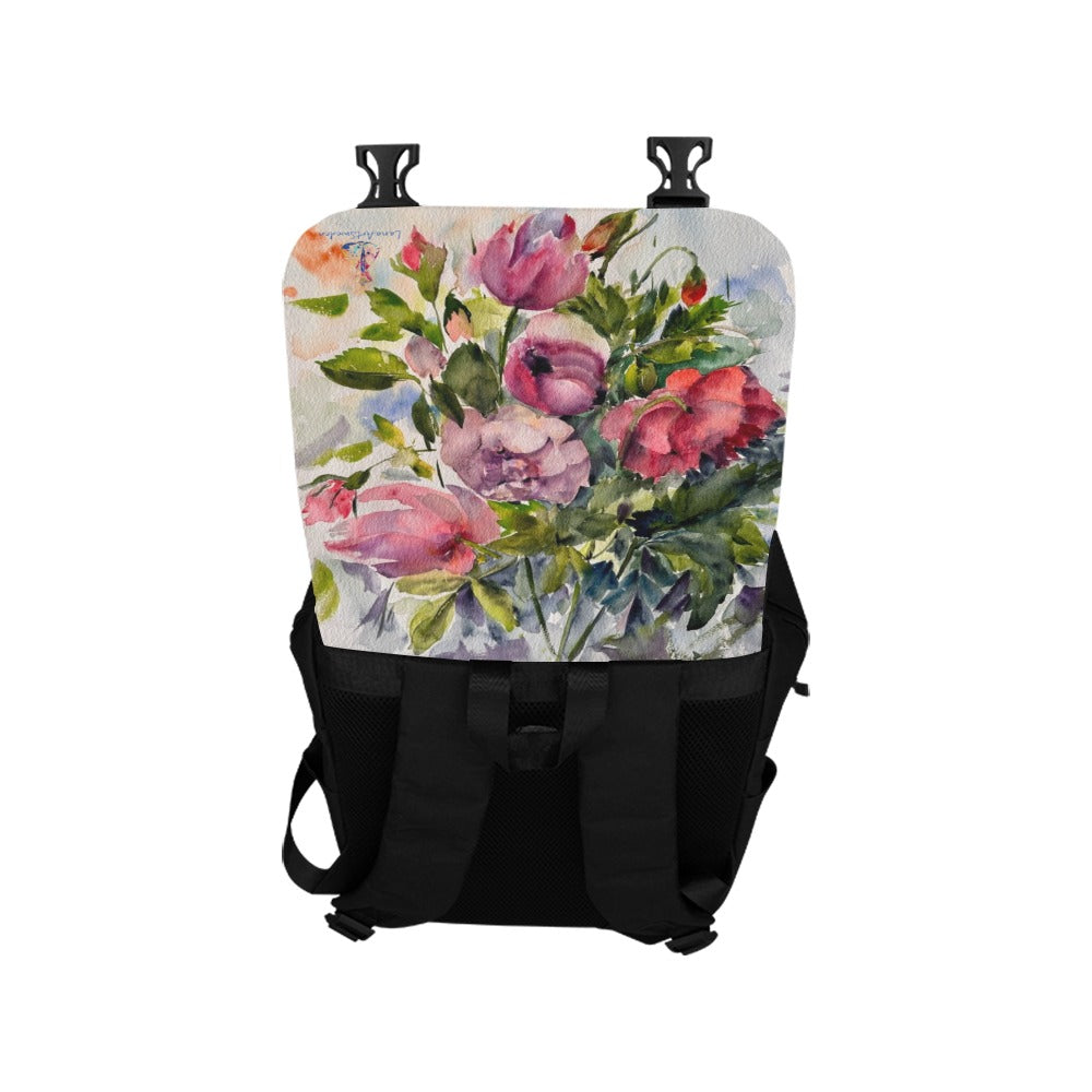 Big Blooms Casual Shoulders Backpack