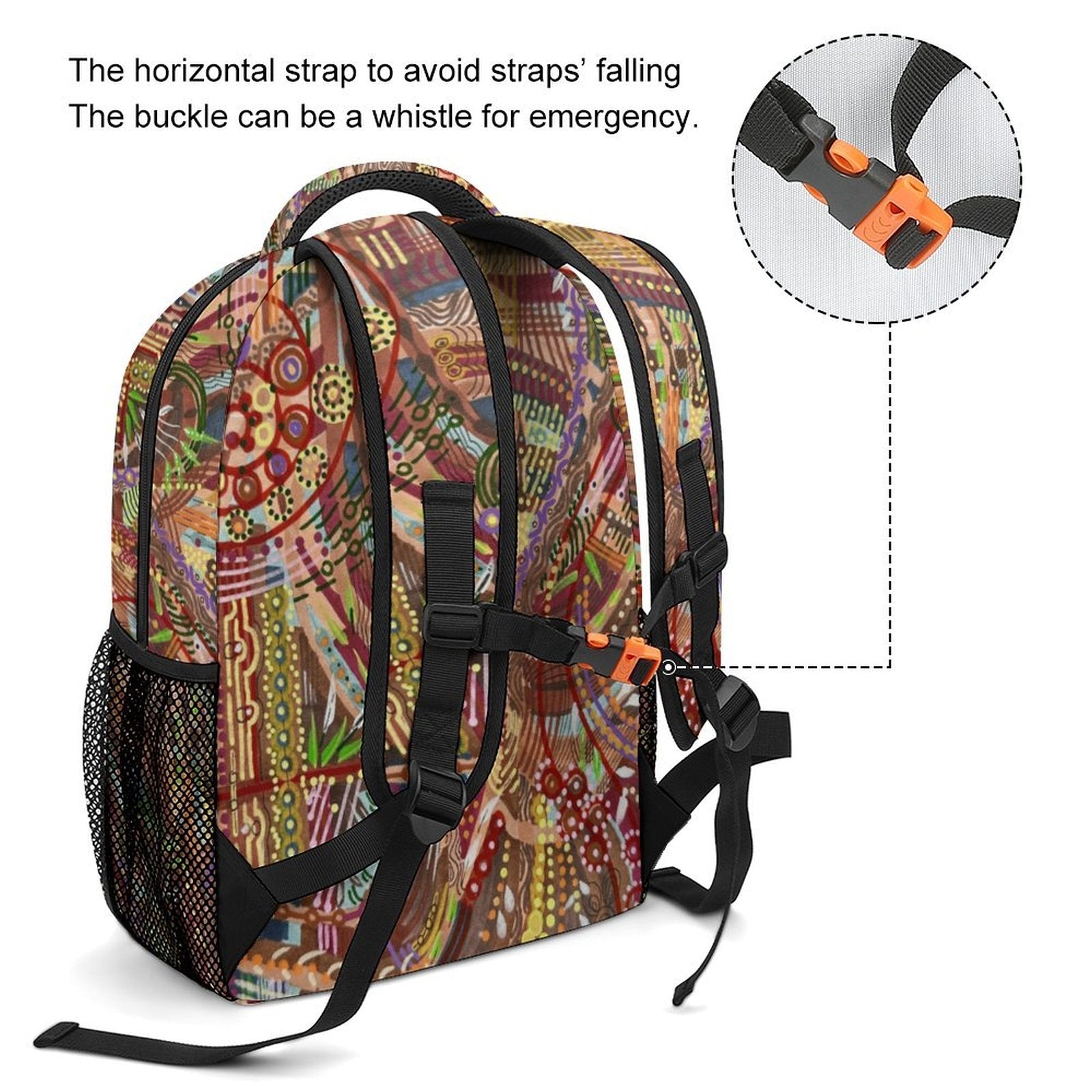Children's backpack Brown Sophistication - Lana Art Sweden