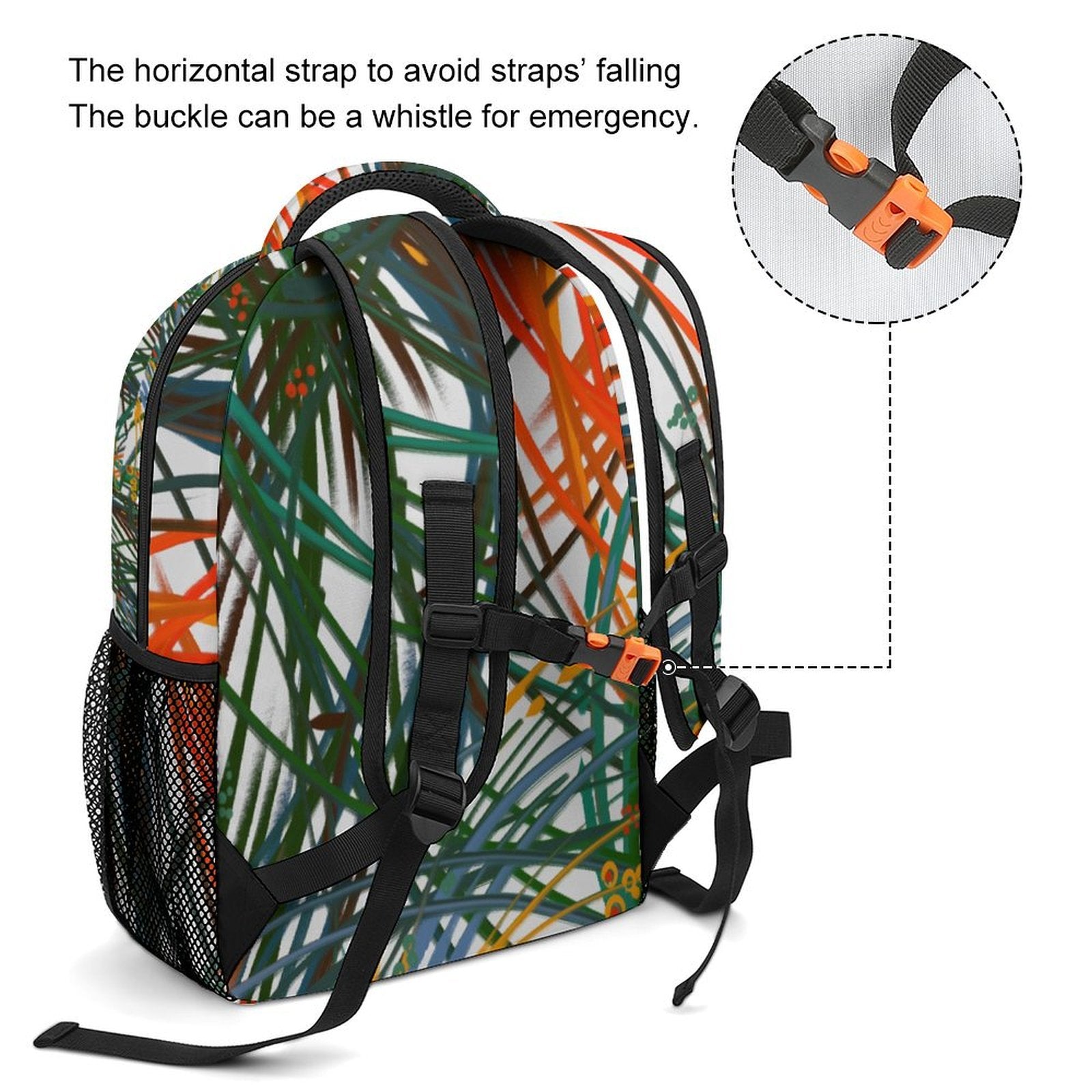 Children's backpack Grass in the Wind - Lana Art Sweden
