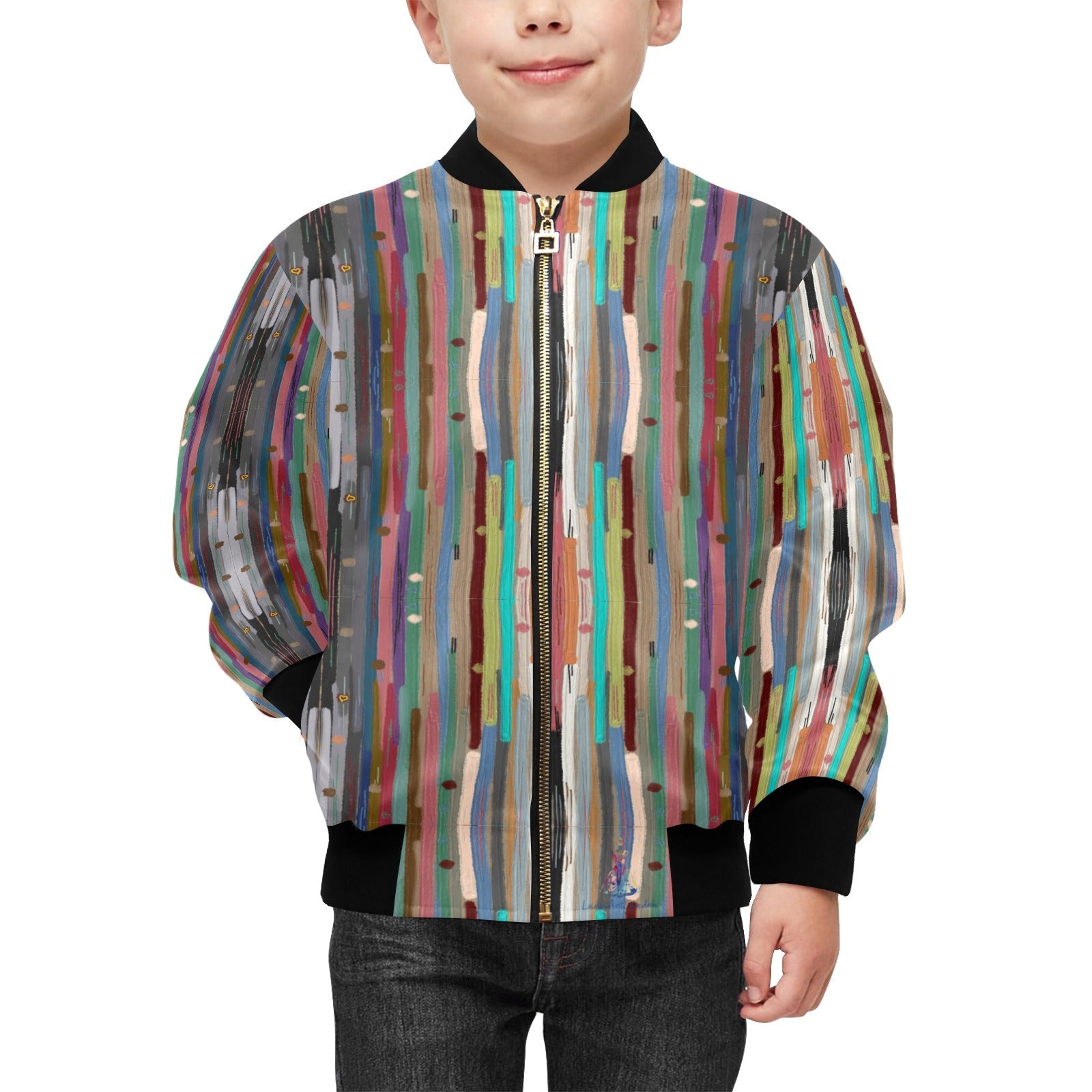 Colors 2025 Kids' Bomber Jacket with Pockets (Model H40) - Lana Art Sweden