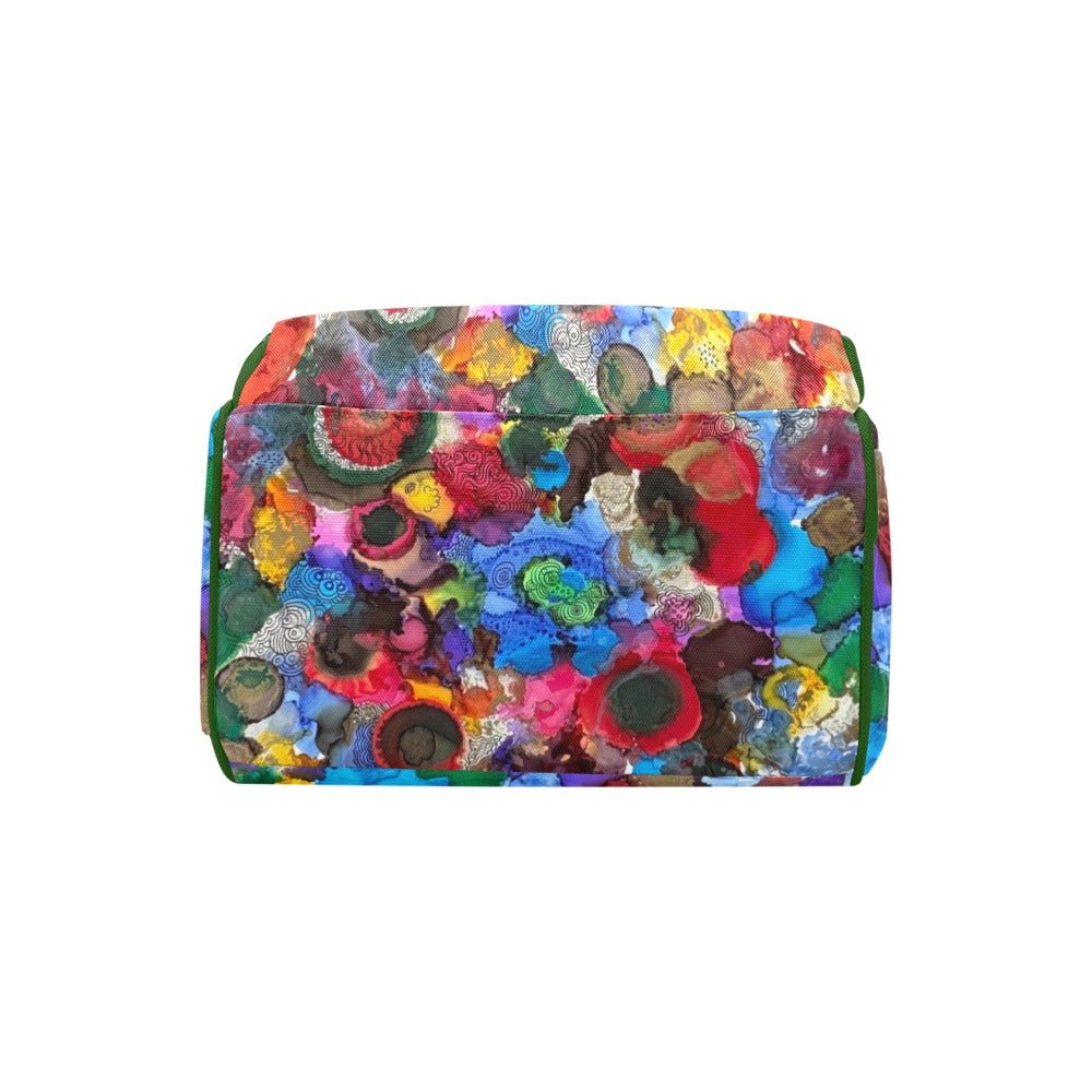 Cosmic Blooms Forest Multi - Function Diaper Backpack/Diaper Bag - Lana Art Sweden