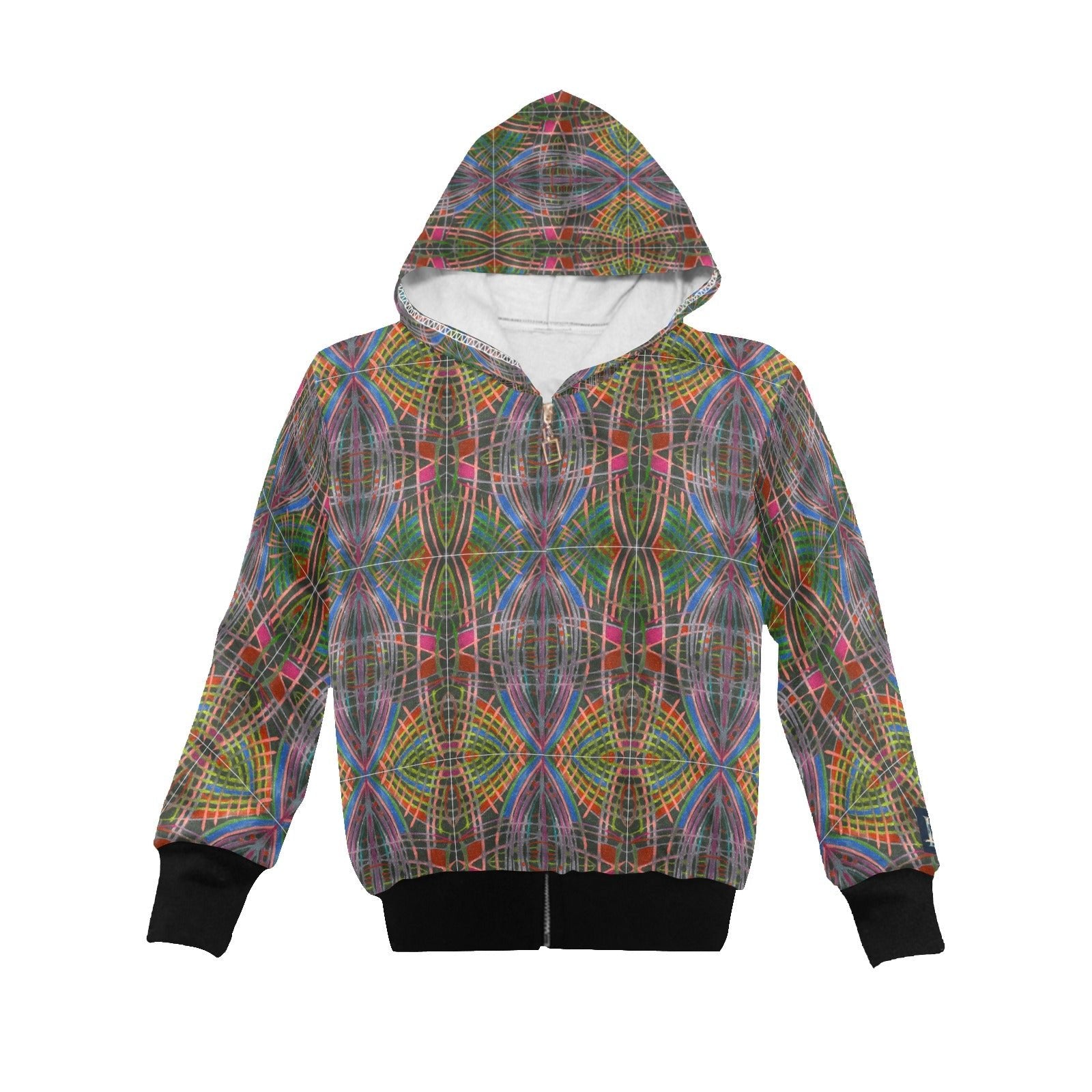 Cosmos Big Boys' Zip Up Hoodie (H58) - Lana Art Sweden