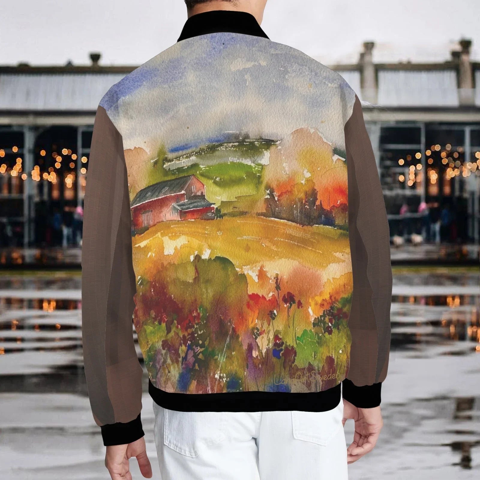 Countryside Bomber Jacket - Lana Art Sweden