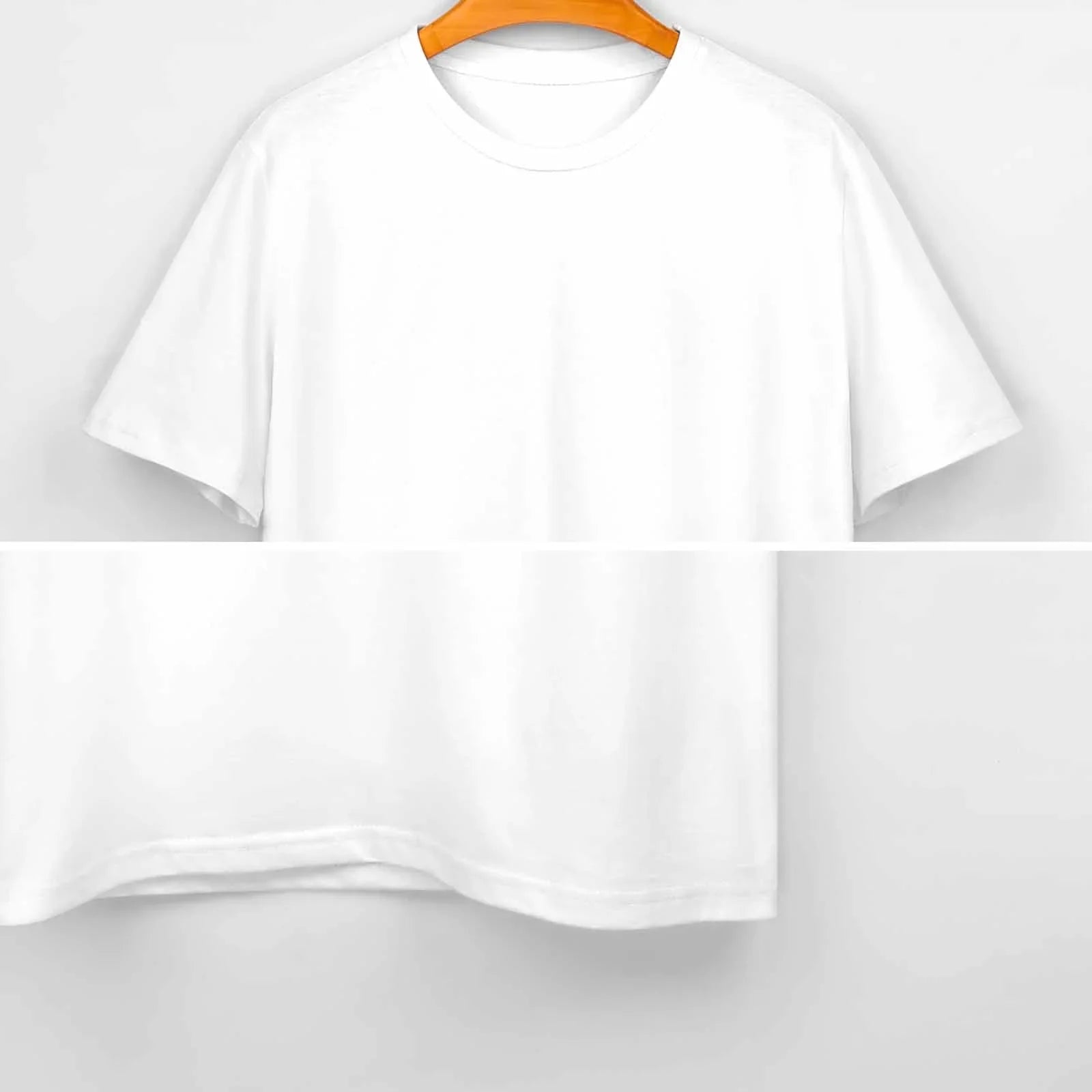 Crown Blue Women's Cotton T-shirt - Lana Art Sweden