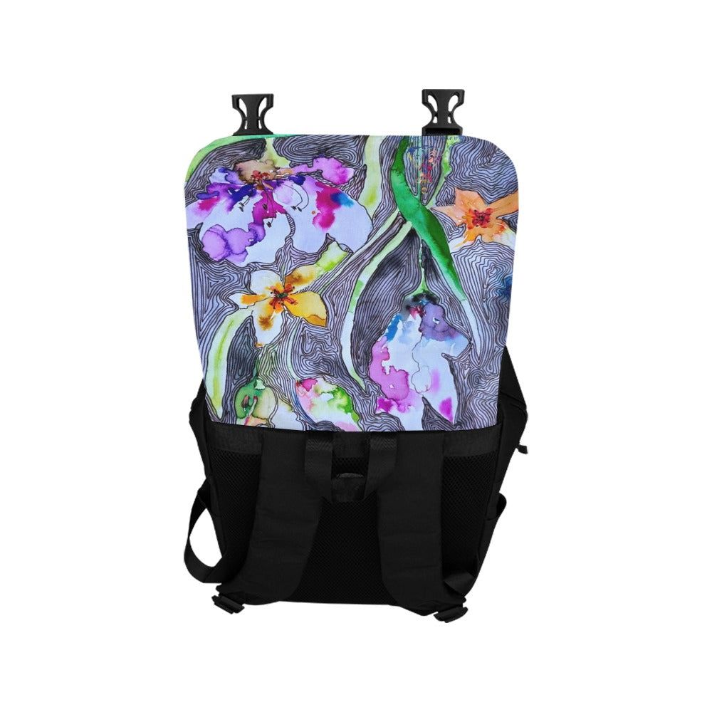 Lined tulips Casual  Backpack