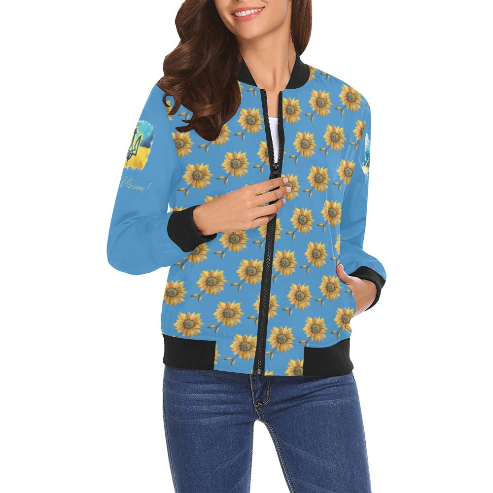 Glory to Ukraine for Pani Bomber Jacket for Women