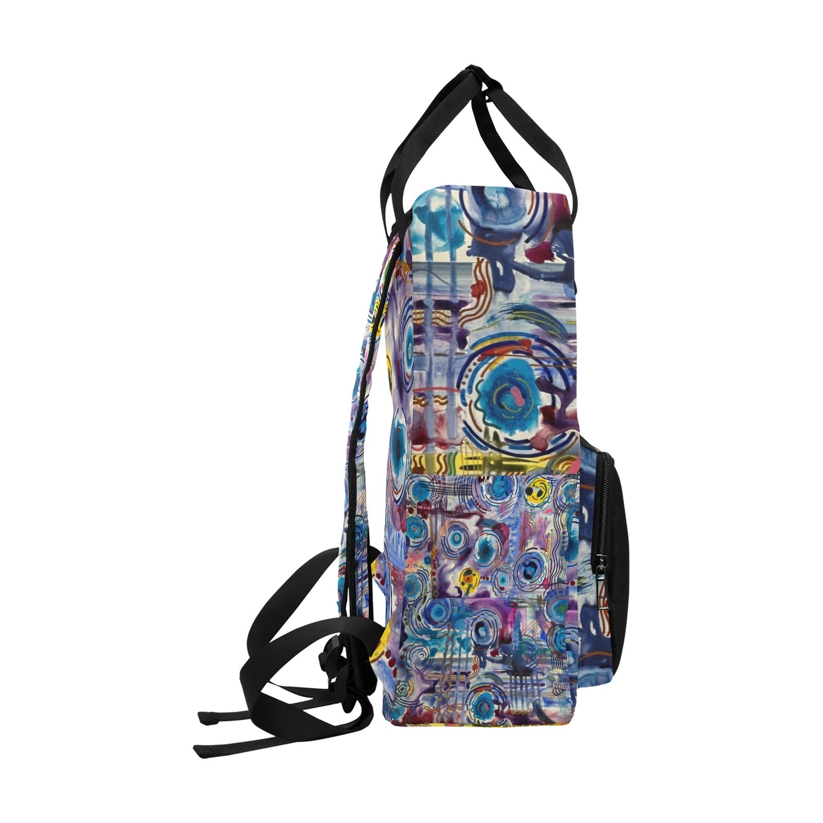 Circles on Water Rucksack mit zwei Griffen