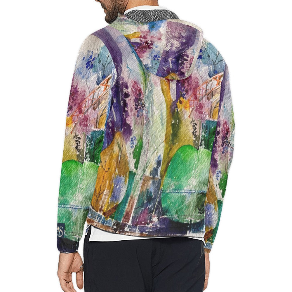 Green Apple Unisex Windbreaker