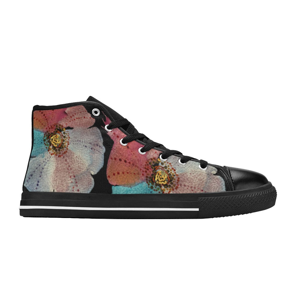 Grand Fleur ZoZo High Top Canvas Shoes for Kids