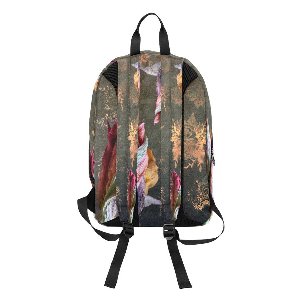 Damascus Tulip Twilight Large Capacity Travel Backpack - Lana Art Sweden