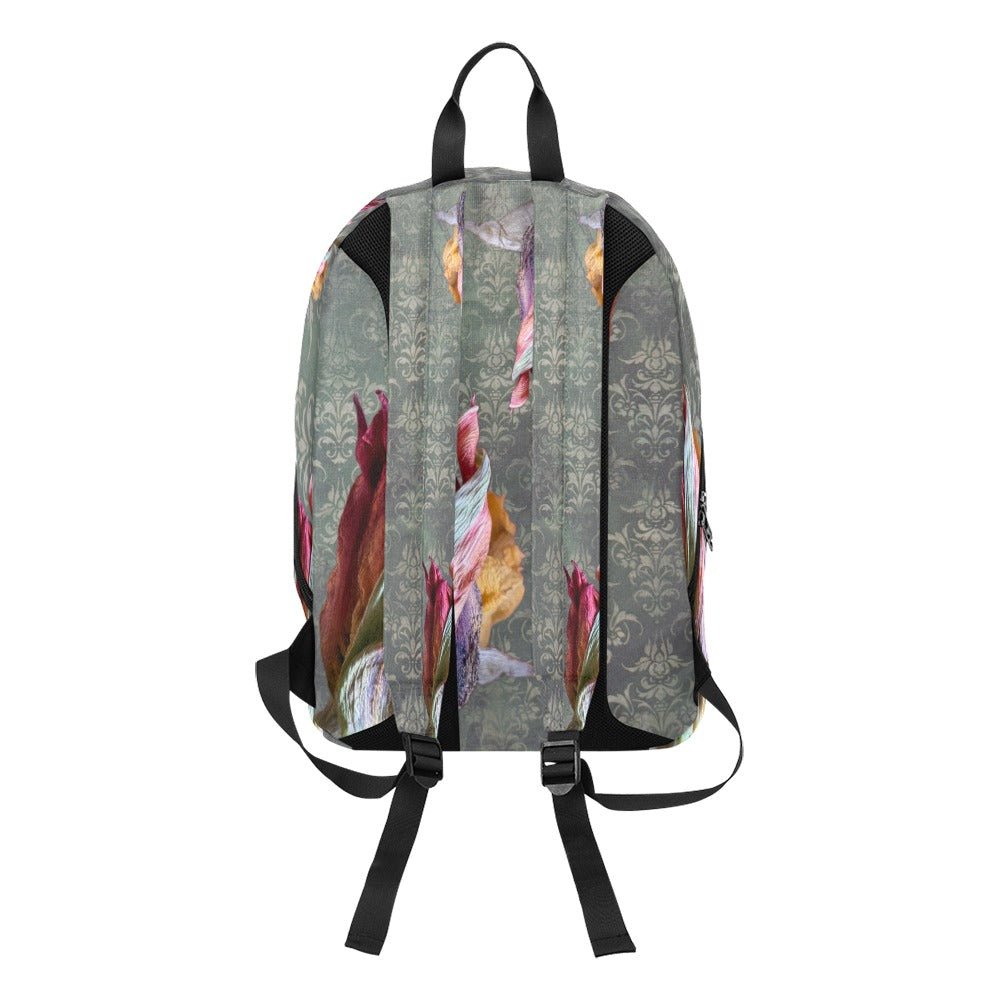 Damaskus Tulip Green Dusk Large Capacity Travel Backpack - Lana Art Sweden