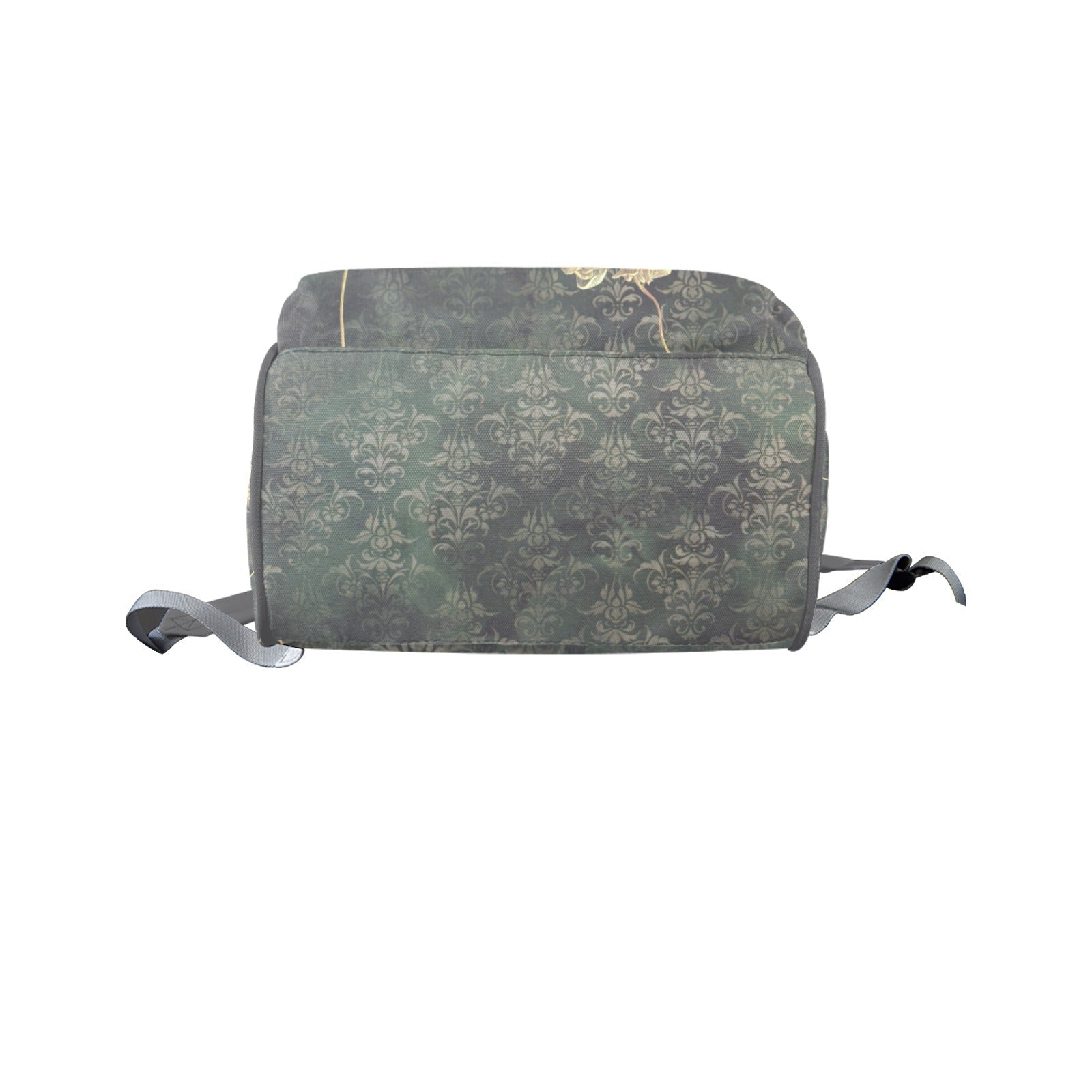 Damaskus Tulip Grey Multi - Function Travel Diaper Bag - Large - Lana Art Sweden