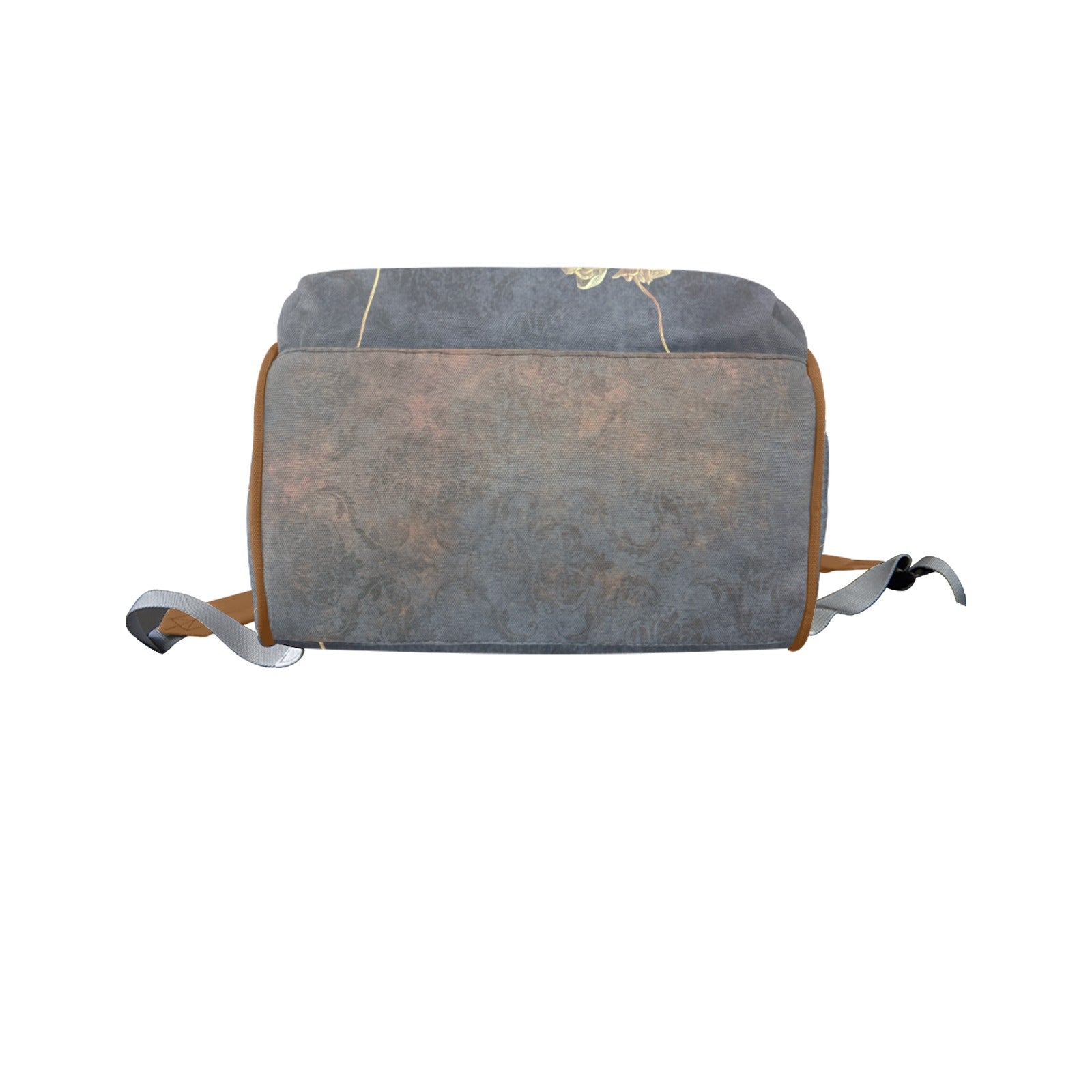 Damaskus Tulip Terracotta Multi - Function Travel Diaper Bag - Large - Lana Art Sweden