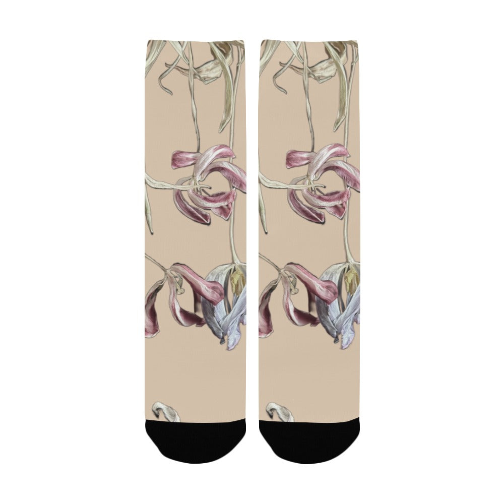 Three Tulips Pear Sorbet Women's Custom Socks