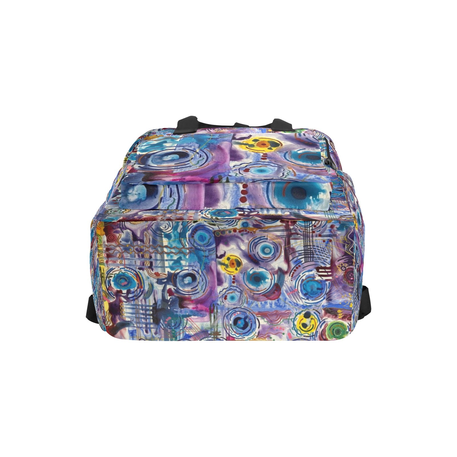Circles on Water Rucksack mit zwei Griffen