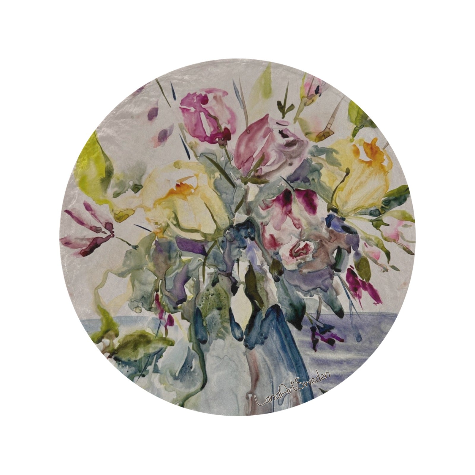 Designer Ultra-Soft Round Blankets