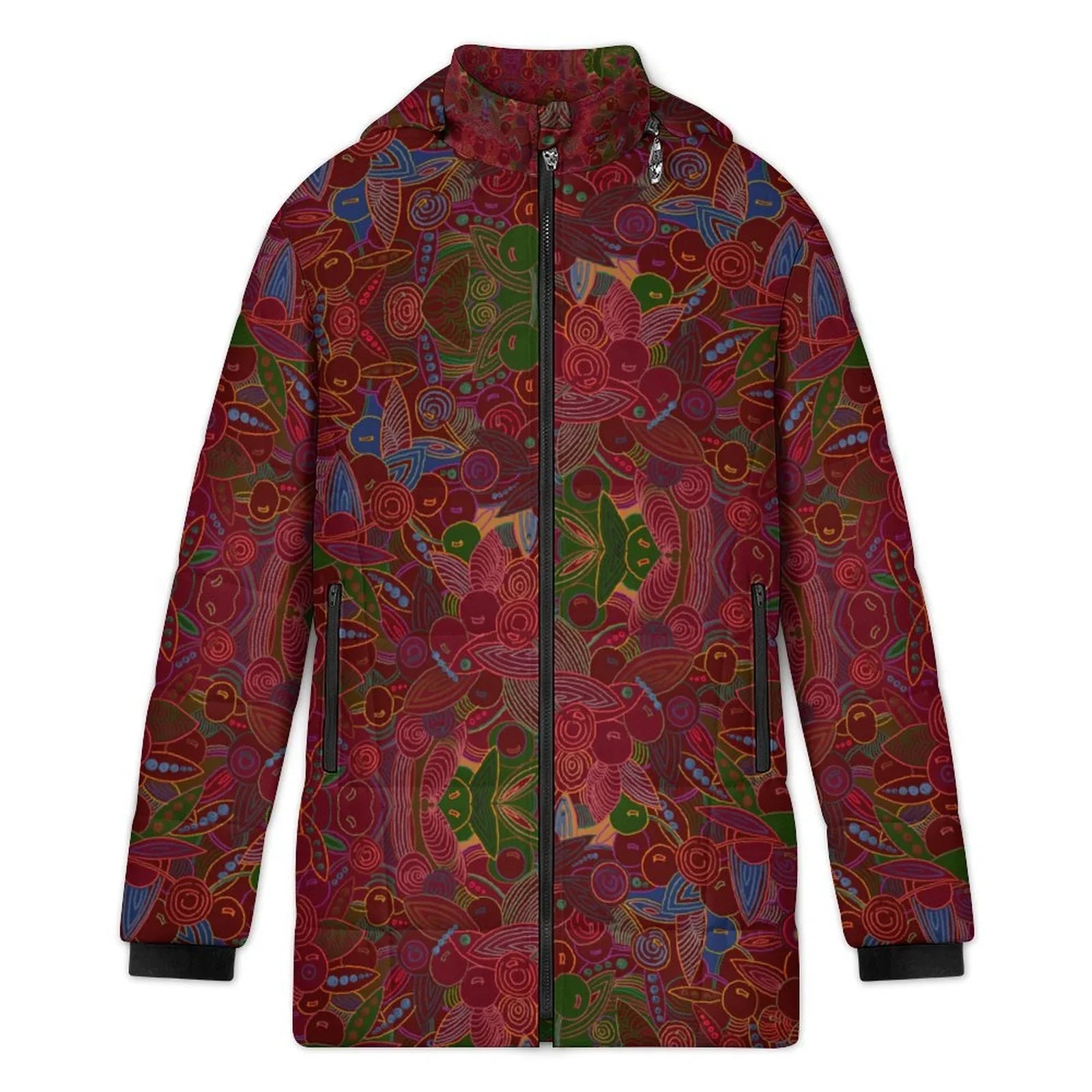 Merry Cherry Women's Hooded Puffer Coat